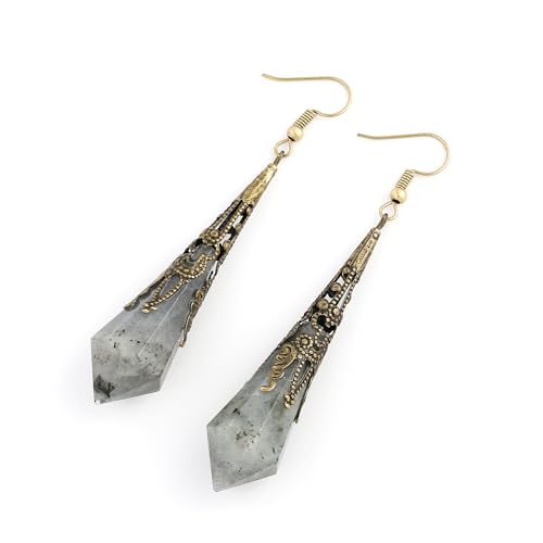 Boho Multiple Style Natural Stone Earrings for Women Unique Healing Gemstone Energy Hypoallergenic Lightweight Dangle Drop Earrings Multiple Styles Earrings Jewelry for Birthday Party Gift3