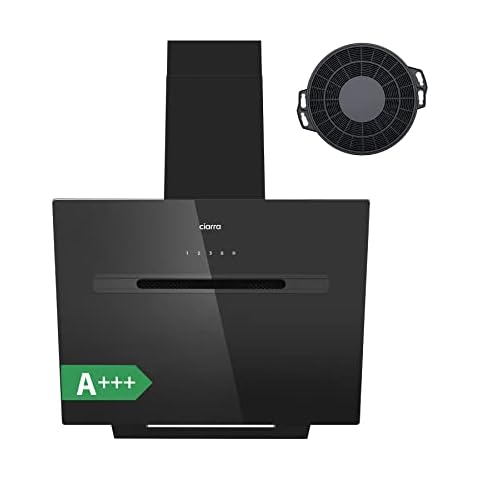 Campana Extractora de Cocina CIARRA ASB6736G A+++ con Control WiFi y Filtro de Carbón Cover