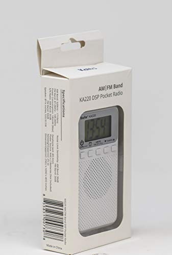Radio digital AM/FM Kaito KA220W con alarma y temporizador miniatura 6