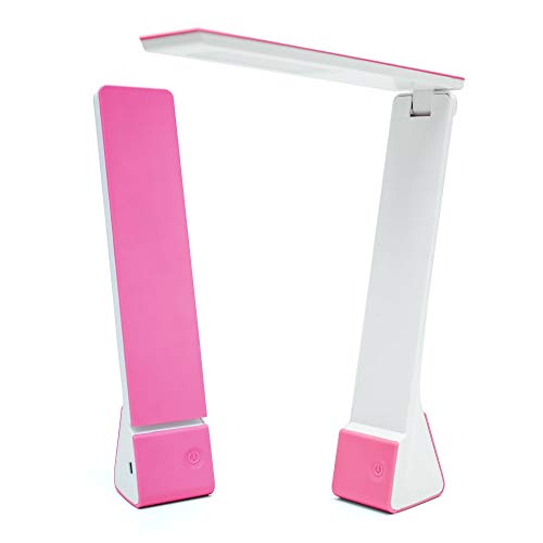 Portable LED Desk Lamp with Rechargeable Battery Small Lamp Travel Size 3 Lighting