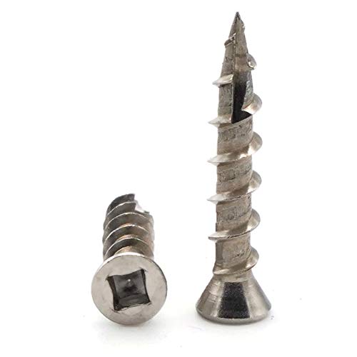 Deck Screws #6 X 1-1/4 Bugle Head Square Drive Type 17 18-8