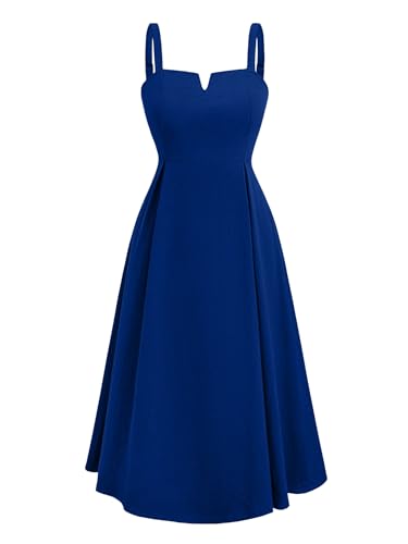 Image of RWJ Women's Plus Size Dresses with Pockets V-Neck Sleeveless Maxi Dress for Wedding Guest Dress Formal Cocktail