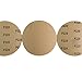 CowboyBOB 100 PCS 6 Inch PSA Sanding Discs 220 Grit Sandpapers Self Adhesive Sticky-Back Sandpaper for Deburring and Blending Sanding Discs Roll Application on Industrial and Woodworking