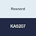 Rexnord KA5207 Spherical Roller Pillow Block Bearing, 2-Bolt Pillow Block, Double Setscrew Locking Collars, Light Contact Seals, Non-Expansion Type, Cast Iron, 2-7/16" Shaft, 2-3/4" Base To Center, 7-1/8" Bolt Centers