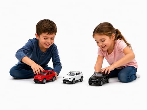 Image of Fortuner Die Cast Toy Car 1:36 Scale Pull Back SUV for Kids | Alloy Metal Body with Sound & Light | Openable Doors & Boot | Realistic Miniature Car Model (Random Colour 1Pc)
