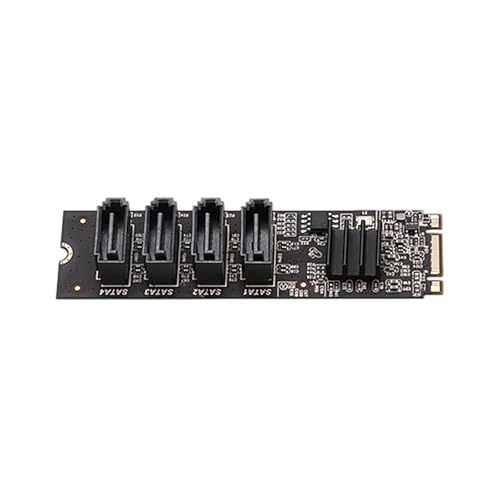 Tarjeta PCIe SATA 3.0 de 4 puertos para recuperar discos duros sin conectores en la placa