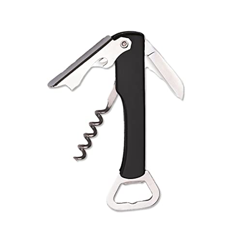 GONDNOWS 1 Stück Flaschenöffner,Korkenzieher,Vielzwecköffner,Bierflaschenöffner Bier korkenzieher aus Edelstahl Bier Flaschenöffner,für Party Bars, Restaurants,Küchen(Schwarz) Cover