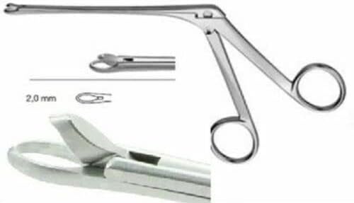 Weil Blakesley Nasal Forceps 11.5 cm Straight 2.0 mm Through-Cut