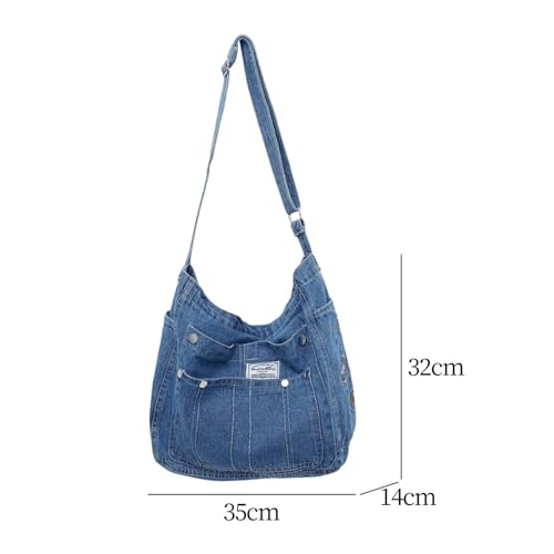 Image of CLUB BOLLYWOOD Women Shoulder Bag Fashion Stylish Zipper Tote Bag for Travel Summer Outdoor Light Blue|Clothing, Shoes & Accessories | Womens Handbags & Bags| Womens Handbags & Bags