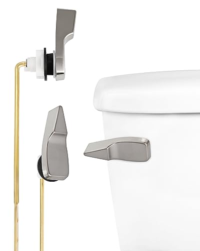 Palanca de inodoro frontal Hibbent con cadena de acero para American Standard 2
