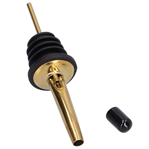 Drankflesschenkers, rubberen afdichtingsring Anti-lekflesschenker voor restaurants voor bars(Goud + zwarte korte hoed) - Afbeelding 6