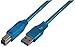 PRO SIGNAL - Transparent Blue 2m USB 3.0 A Male to B Male Lead