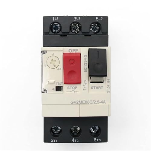 Disjoncteur de protection moteur GV2ME05C thermique triphasé