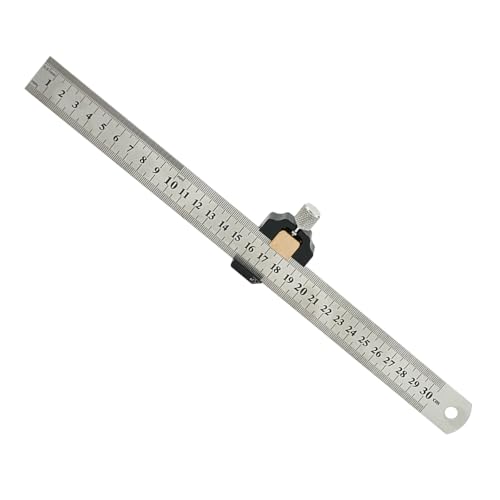 多機能コンビネーション SquareRuler ポジショニングブロック 木工 クラフトタスク 調節可能なスチール定規 ポジショニングブロック