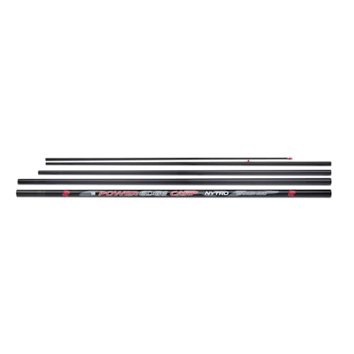 Nytro Power Edge Carp 60 Margin Pole 6m | Carbon Reinforced Sections | Heavy Elastics for Large Fish | Includes Free Power Edge Carp 60 Kit 2/1