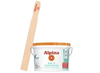 Alpina – Alpina Bad- und Küchenfarbe – Weiß, matt – inkl. Rührholz – 