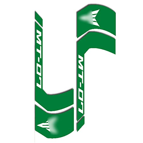 Autocollant réservoir moto Yamaha Mt07 décalcomanie logo vert