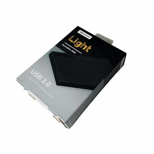 Image of Hikvision T30 1TB 2.5 inch Ultra Slim Portable External Hard Disk Drive HDD-USB 3.0 for PC, Mac, Laptop, PS4, Xbox one,Xbox 360,PHDD-Ext(Black) with 3 Yrs Warranty