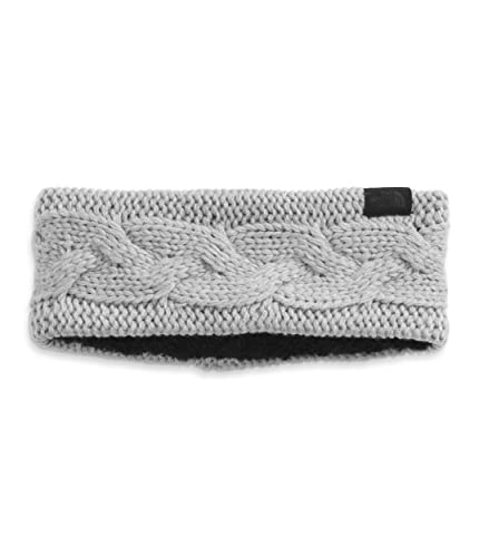The North Face Cable Minna Earband, TNF Light Grey Heather, One Size