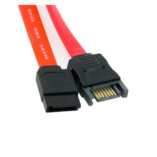 Cable Extensión SATA 7pin M-H 50 cm Rojo miniatura 2