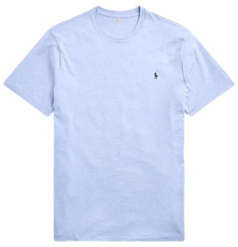 Image of POLO RALPH LAUREN Mens Big & Tall Crew Neck T-Shirt (2LT, JamicaBlueHtr)