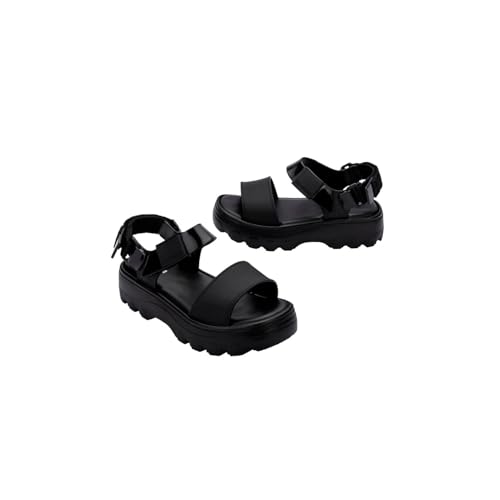 Image of mini melissa Kick Off Platform Sandals for Kids - Chunky Platform Jelly Sandals for Girls, Kids Summer Shoes, Girls Sandals