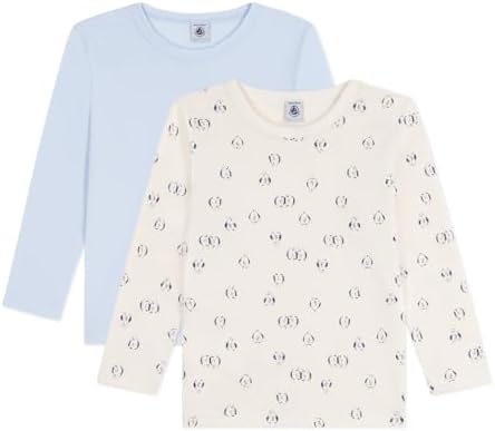 Petit Bateau Jungen 2 Ts Ml Pi Unterwäsche Tag, Variante 1, 2 Jahre