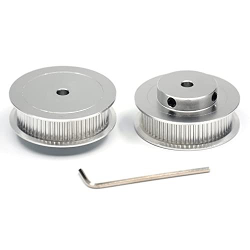 Polea dentada 2GT para corregir holguras en correas de 10mm de impresoras 3D DIY