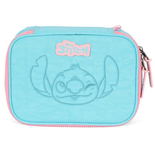 Luxcel, Estojo Box 100 Pens STITCH DISNEY Turquesa Luxcel ET49234SC