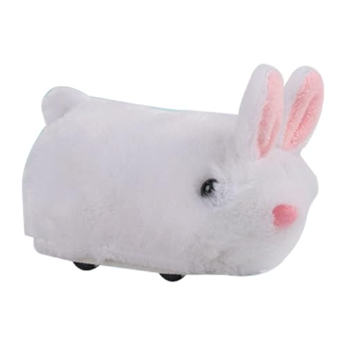 Générique Interactive Rabbit, Rechargeable Sound Rabbit Plush Toy, Automatic Moving Pet Toy with Obstacle Avoidance for Exercise & Hunting Games,...