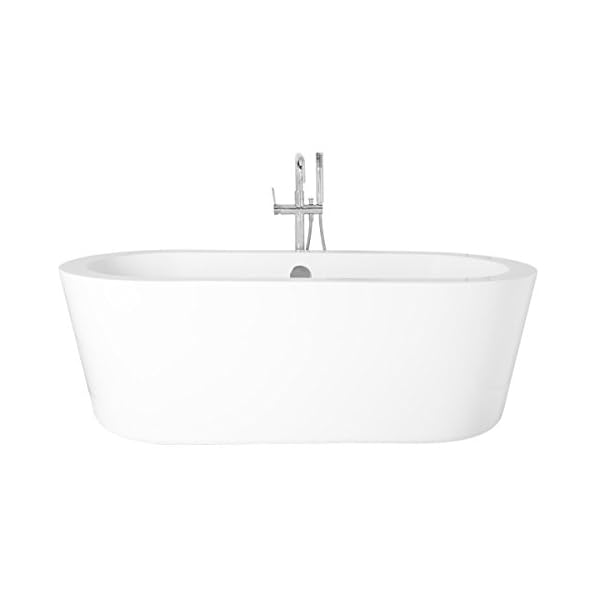 Designer White Free Standing Bath 1700 x 800 mm Modern Bathroom Bathtub
