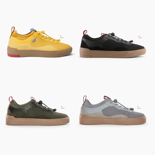 Image of LUDIC EC Pro Sneakers for Men & Women | Enhanced Canvas Collection | Classic Casual Shoes | No-Tie Lacing Closure Day Wear | Soft Cushioned Insole | Comfortable & Stylish