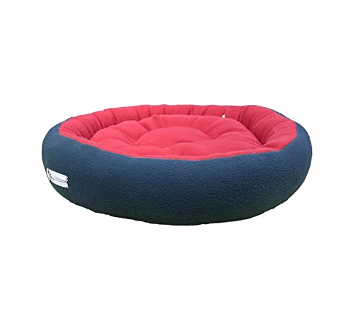 Image of Premium Small Size Dog Bed for Small Dogs and Puppies Anti Skid Bottom Washable Orthopedic Dog /cat Beds Blue /Red