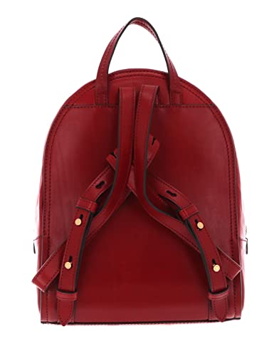 WOMAN BACKPACK D GOLD CURRANT 04138201.2E ANGELA LEATHER BACKPACK GOLD CURRANT ND CHOICE=P, Red Currant / Gold, Onesize3