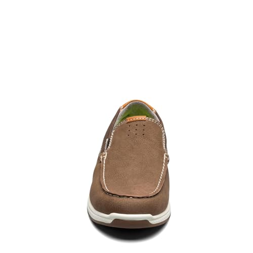 Florsheim Boy's Crossover Moc Toe Slip-on Jr. (Toddler/Little Big Kid) Loafer3