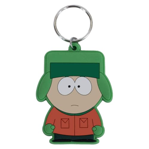 South Park PVC Kyle Keychain (One Size) (Green/Orange)