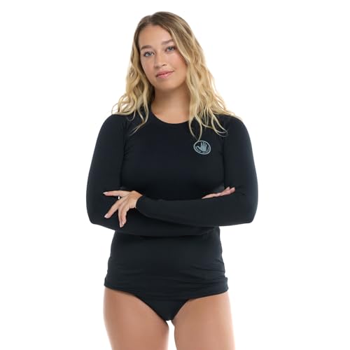 Body Glove Smoothies Sleek Solid Long-Sleeve Swim Top...