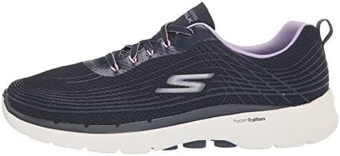 Skechers Women's GO Walk 6-Inner Joy Sneaker, Navy/Lavender, 5 | Image 7