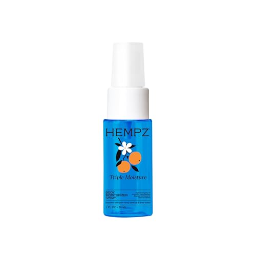 Hempz Hydrating Body Mist Spray Triple Moisture Lightweight Fragrance Travel Size Moisturizer 1 fl.oz.