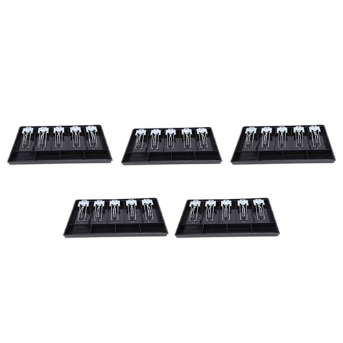 Tlily 5 Fächer Geldkassetten-Einsatz