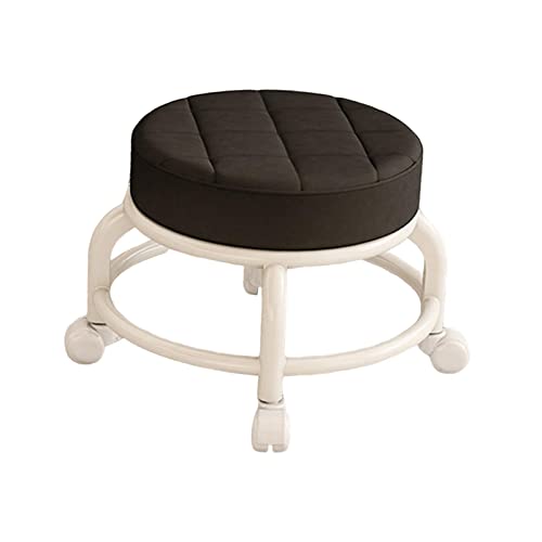 Asiento redondo bajo con ruedas para niños