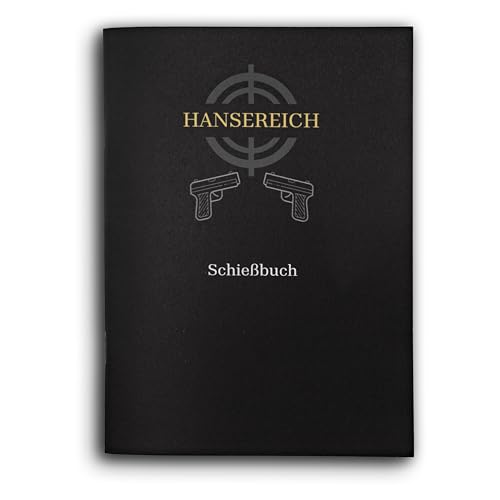 HANSEREICH Schießbuch für Sportschützen als Trainingsnachweis, 120 Trainingseinheiten