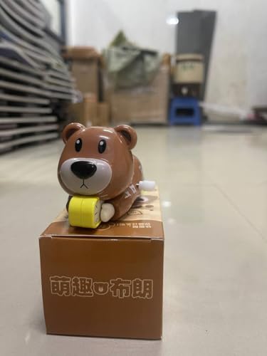Image of Zinnia Hello Bear Toy for Kids, Crawling Kitty Action Figure Movable Toy for Babies, Key Operated Wind Up Toys for Kids (Bear)