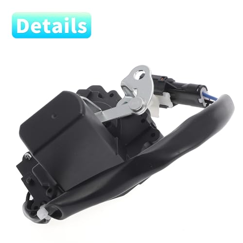 Image of X AUTOHAUX Replacement Rear Right Passenger Side Power Door Lock Actuator Motor with Cable for Kia Sorento 2003-2008 Door Latch Actuator Assembly Replace No.957463E000 Black