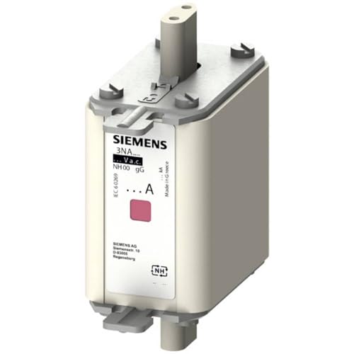 Fusible NH-690V T-00 100A à indicateur central Siemens haute capacité de coupure