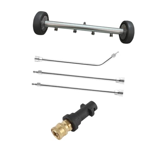 LOVIVER Nettoyeur haute pression pour châssis de voiture, robuste et professionnel, balai à eau pour le lavage de voitures, camping-cars et camions, Noir