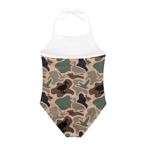 Image of ELEQIN Swimwear Swimsuit One Piece Girls Bathing Suit Animal Pattern 1-10 Years