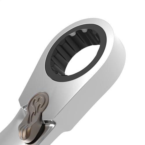 Image of GROZ Reversible Ratcheting Spanner with Scratch Proof Ultra-Premium Finish| Ideal for high torque applications| Reversible Lever| Chrome Vanadium Construction| Heat Treated| Size: 8 mm| CSP /RRT /8 /UG