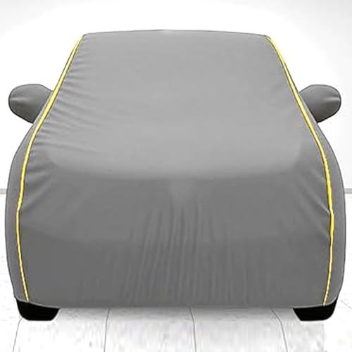 Image of Car Cover for Carens All Model & Years (2015-2026) 100% Waterproof with Mirror & Antenna Pockets Triple Stitched Bottom Elastic Dustproof Full Body Protection Heat & UV Resistant