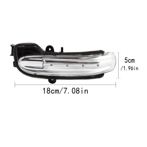 Intermitente de espejo para Benz W203 2004-2007 luz indicadora lateral de 4 puertas 6